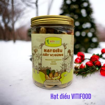 HẠT ĐIỀU SẤY VỊ GỪNG 270GR